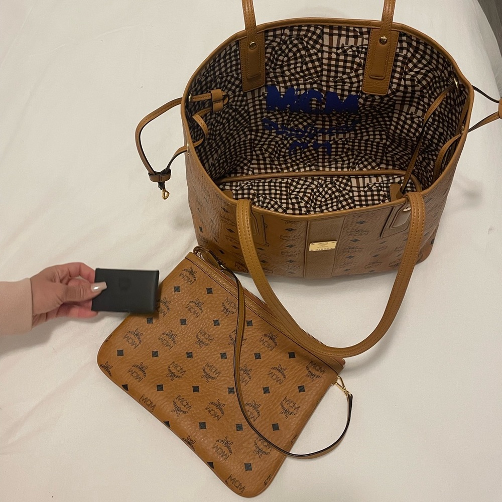 MCM reversible tote